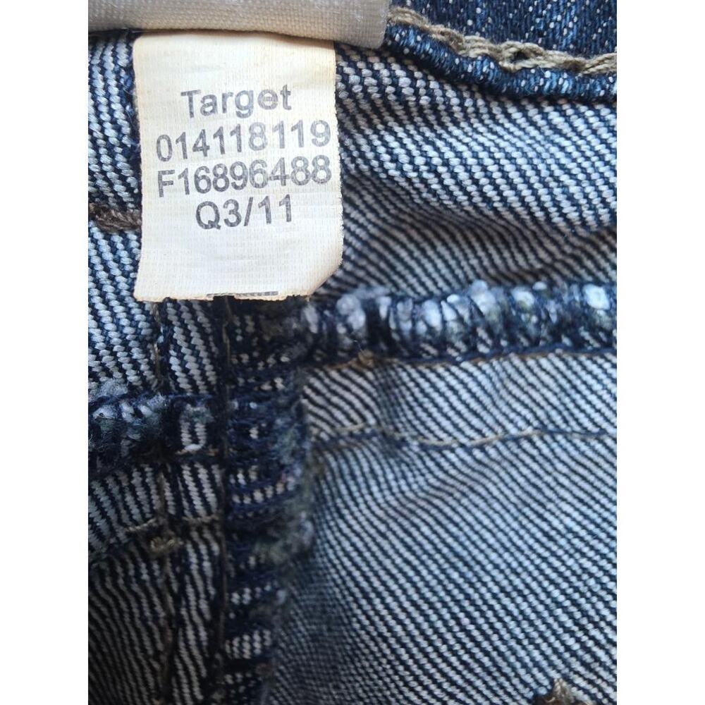 Mossimo Supply Co Flare Jeans Juniors 11 Dark Wash Low Rise Stretch Y2K Target - Picture 6 of 7
